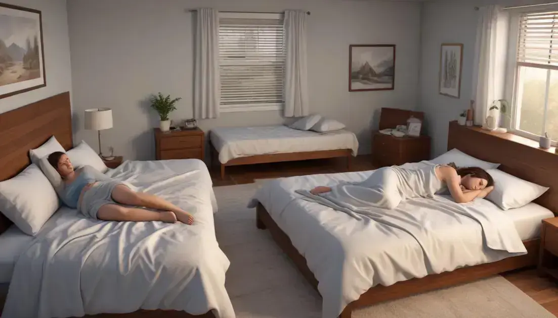 As melhores posições para diferentes tipos de dormidores
